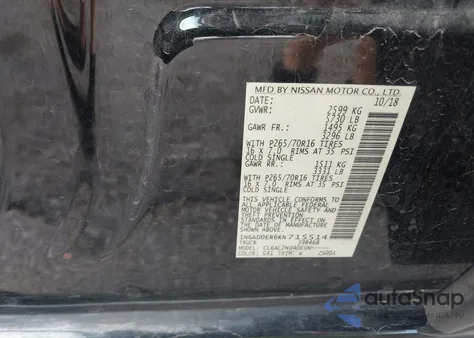 2019 Nissan Frontier Sv из США, поврежденный, VIN 1N6AD0ER6KN715514